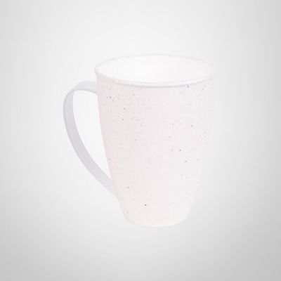 Taza Plástico 520ml Blanco Mármol PLASUTIL
