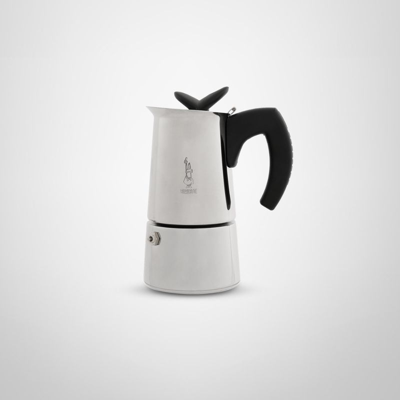 Cafetera Italiana de Acero Inox. "Musa" 4 Tazas BIALETTI