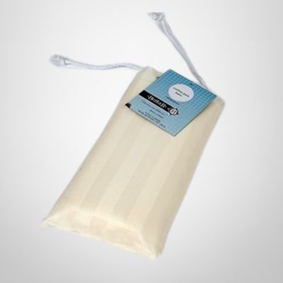 Cortina de Baño c/Bolsa y Argollas 180x180cm Crema