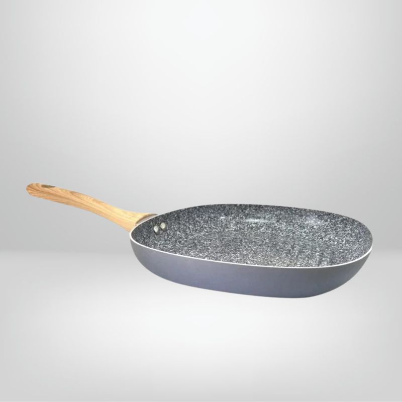 Bifera Antiadherente de Aluminio con Mango 26 cm HUDSON "Granito"