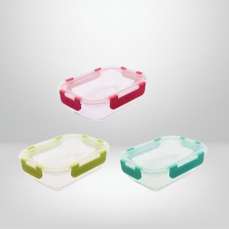 Recipiente Hermético de Vidrio Rectangular 640ml KEEP