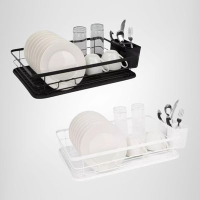 Escurridor de Vajilla 1 Piso Negro HUDSON