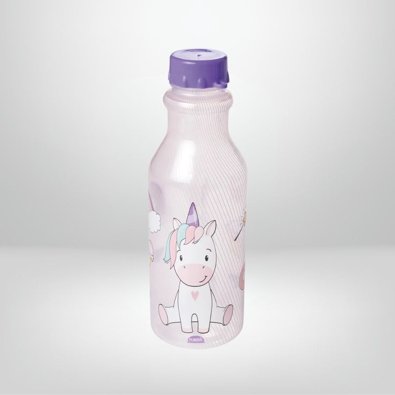 Botella Retro 500ml PLASÚTIL “Unicornio” (Azul)