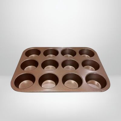 Molde para Muffin x12 Anti Adherente Cobre HUDSON