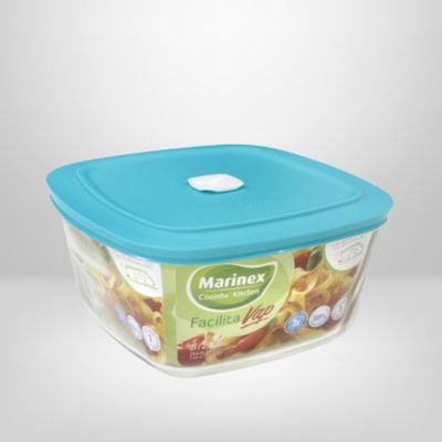 Recipiente Hermético de Vidrio 2000ml "Facilita" MARINEX