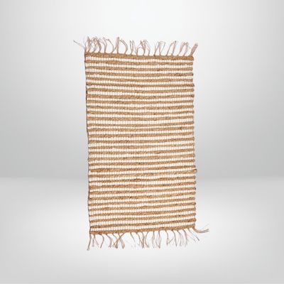 Alfombra Natural Blanca  60 x 90 cm