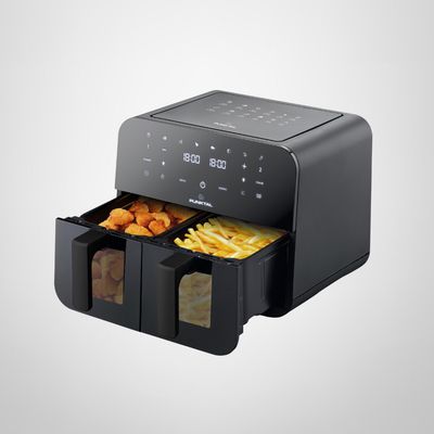 Freidora Sin Aceite Digital 9 Litros Doble 2400w PUNKTAL