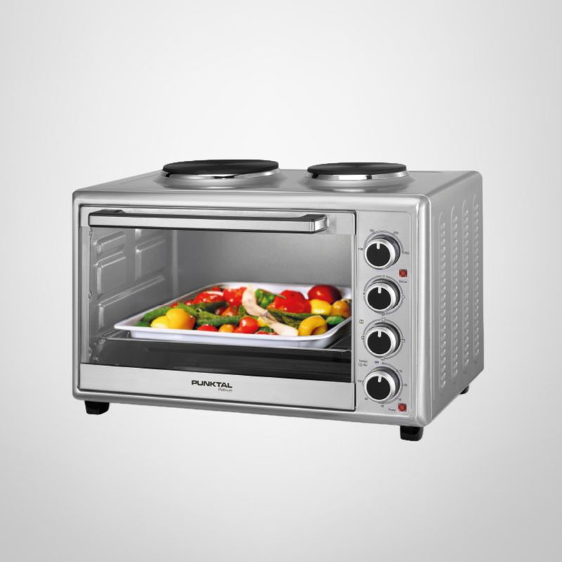 Horno Eléctrico de Acero Inox. 48 Litros PUNKTAL