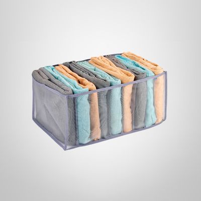 Organizador de Tela Nylon Transparente 9 Divisiones 29×44×22 cm