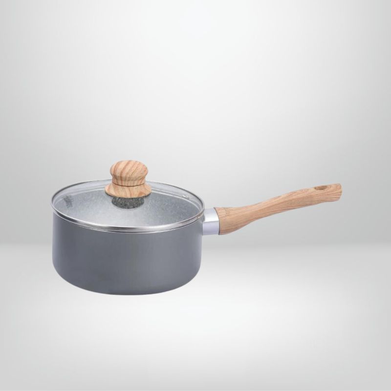 Cacerola Antiadherente de Aluminio con Mango 18 cm HUDSON "Granito"