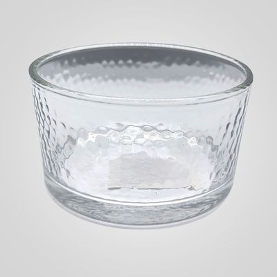 Porta vela de vidrio bajo