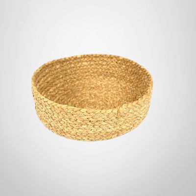 Cesta Redonda de Fibra Natural 20 x 8cm