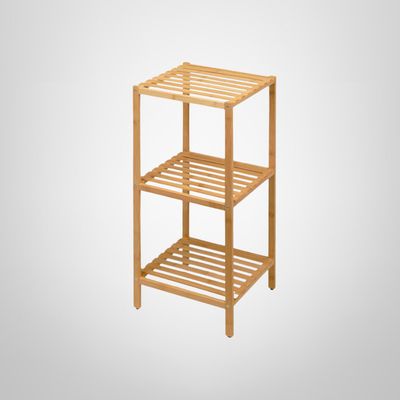 Estantería de Madera de Bambú 3 Estantes 32x33x77,5cm