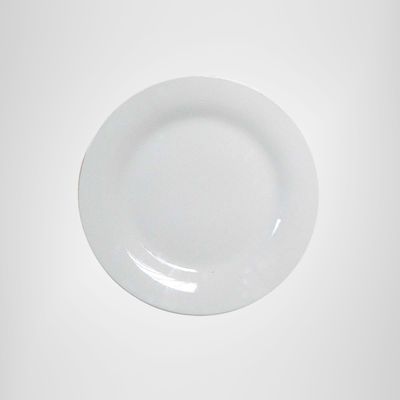 Plato postre cerámica blanca 15 cm
