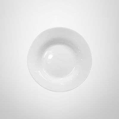 Plato Hondo 23cm "Menú" NADIR Blanco