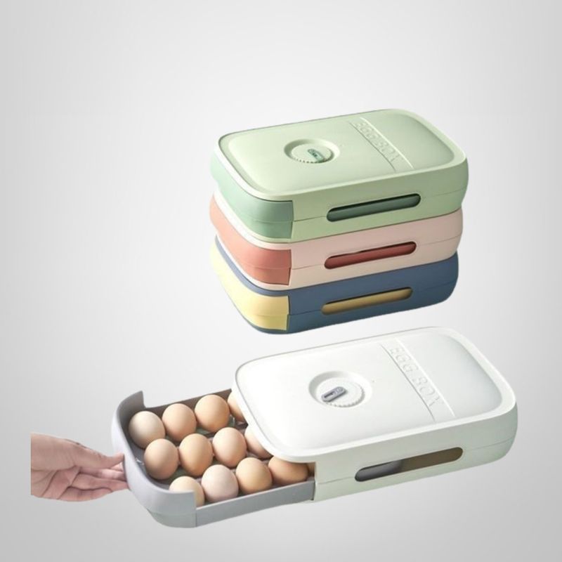 Huevera de Plástico Apilable 20,5 x 28 x 7cm