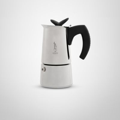 Cafetera Italiana de Acero Inox. "Musa" 6 Tazas BIALETTI