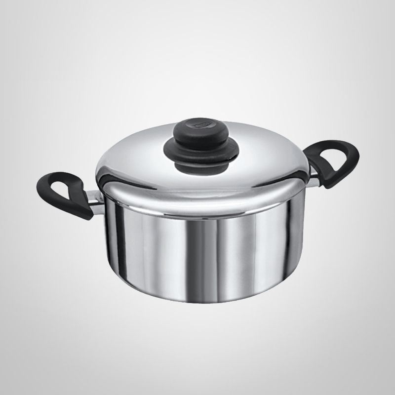 Cacerola c/Asas de Aluminio Pulido 22cm RAMOS