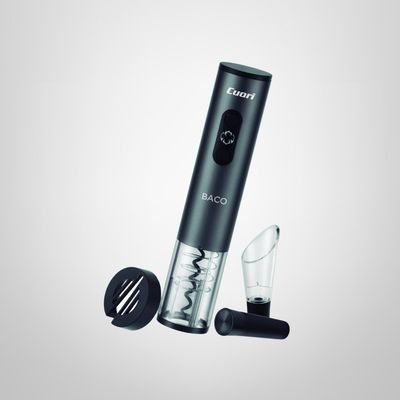 Sacacorcho Eléctrico Negro "Baco" CUORI