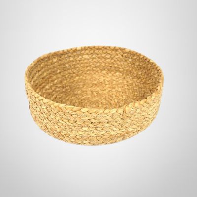 Cesta Redonda de Fibra Natural 23,5 x 9cm