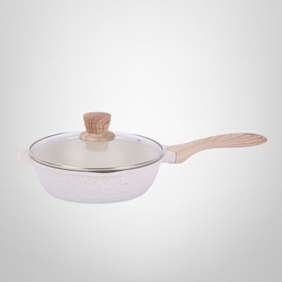 Wok c/Tapa de Cerámica Antiadherente 24cm "Cuccina" CUORI