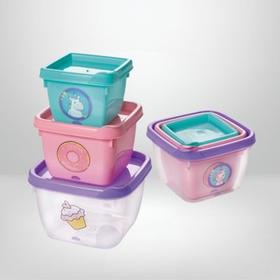 Juego 3 Recipientes PLASÚTIL “Conect Unicornio”