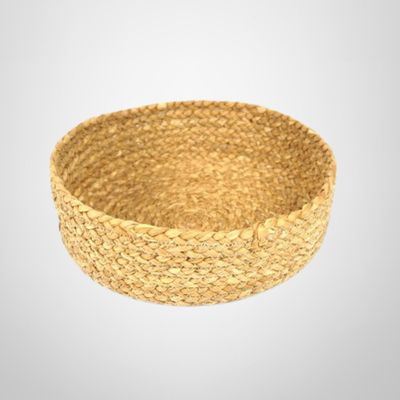 Cesta Redonda de Fibra Natural 29 x 11cm