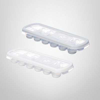 Cubetera de Silicona c/Tapa de Plastico 12 Cavidades KINVARA