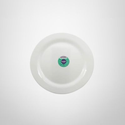 Plato Llano 24cm "Menú" NADIR Blanco