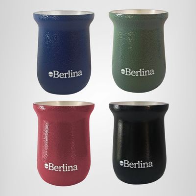 Mate Alto de Acero Inoxidable Rojo