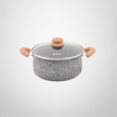 Cacerola "Granito Stone" de Aluminio Forjado 24cm HUDSON