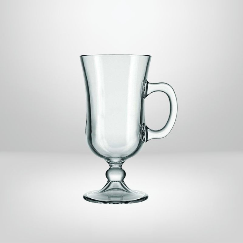 Taza Capuchino de Vidrio Irish Coffee 240ml