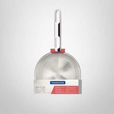 Sarten de 24cm de Acero Inoxidable "Allegra" TRAMONTINA