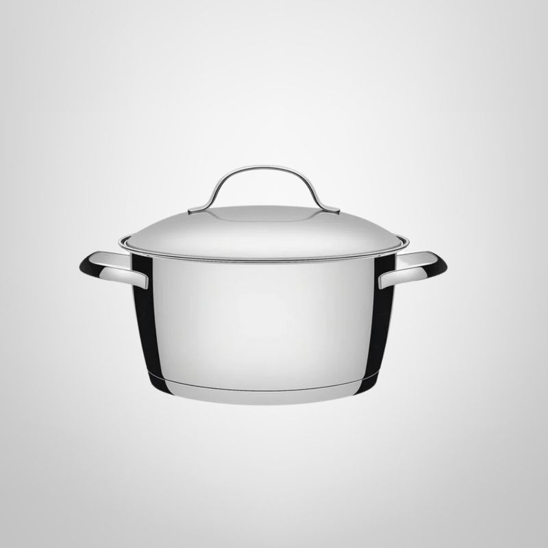 Cacerola de 24cm de Acero Inoxidable c/Asas "Allegra" TRAMONTINA