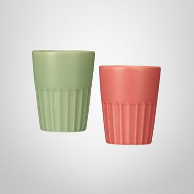 Vaso de Cerámica Dif colores 300ml 8x8x10cm