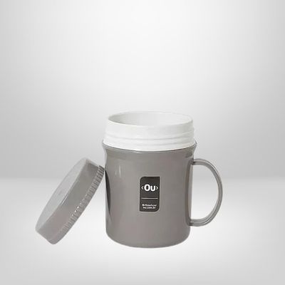 Taza Térmica Plástica c/Tapa 400ml OU