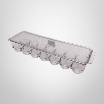 Huevera de Acrílico 14 huevos + tapa