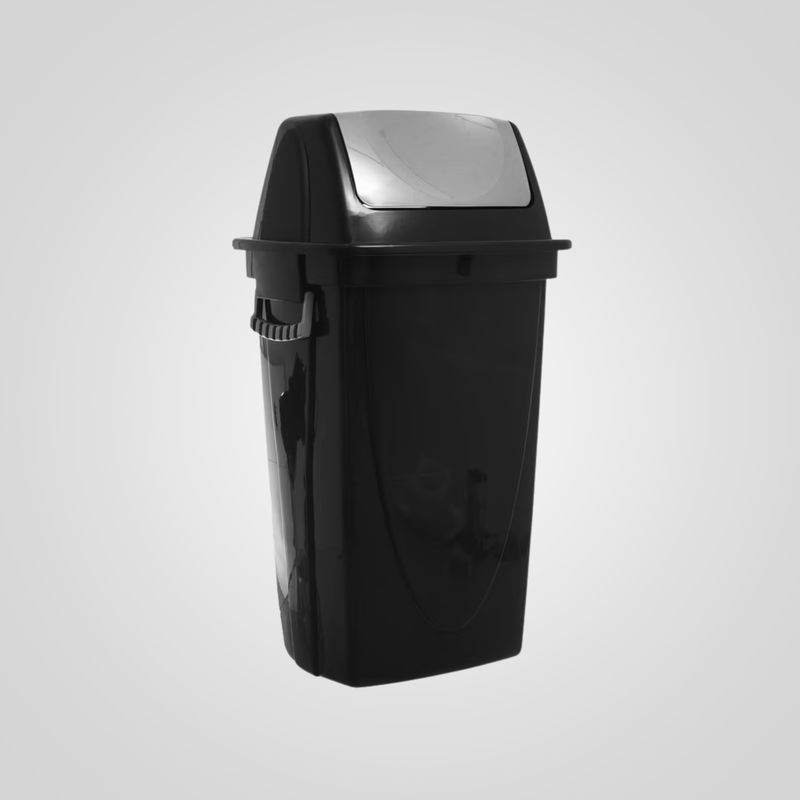 Basurero Basculante 58 litros PLASÚTIL “Ecoblack”