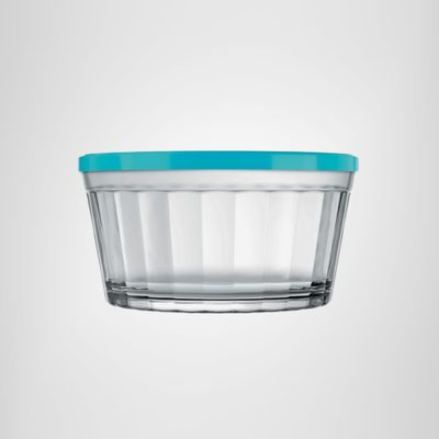 Bowl transparente con tapa 600ml NADIR