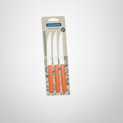 Juego de 3 Cuchillos de Mesa Dynamic  TRAMONTINA