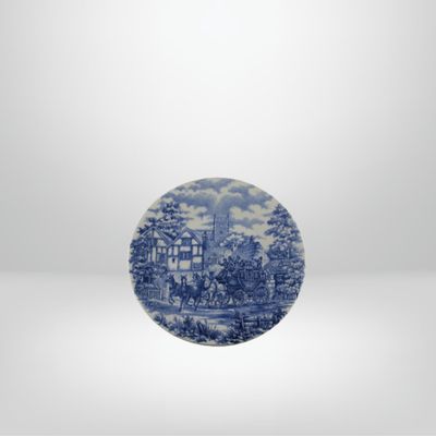 Plato Postre de Ceramica 19cm "Cena Inglesa" OXFORD