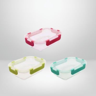 Recipiente Hermético de Vidrio Rectangular 1040ml KEEP