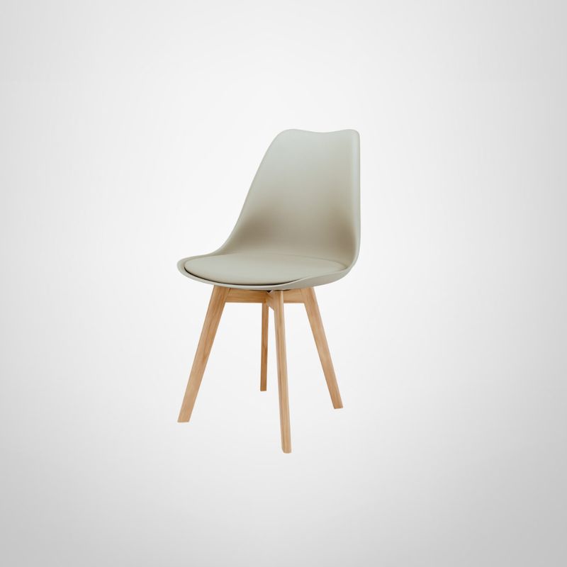 Silla "Saarinen Wood" Beige