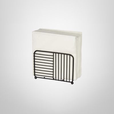 Servilletero de Metal Negro Mate KINVARA