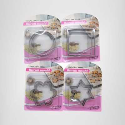 Set de Moldes de Acero Inoxidable para Galletas