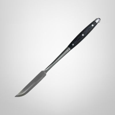 Cuchillo de Parrilla de Acero Inoxidable c/Mango de Madera 44cm HUDSON