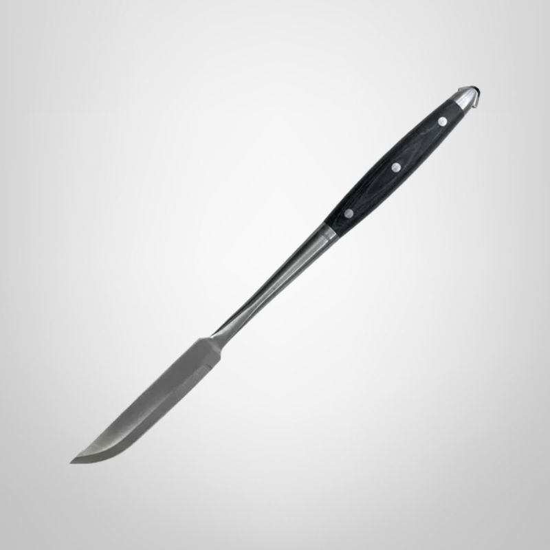 Cuchillo de Parrilla de Acero Inoxidable c/Mango de Madera 44cm HUDSON