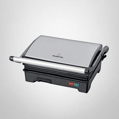 Sandwichera Grill de Acero Inoxidable 750W PUNKTAL