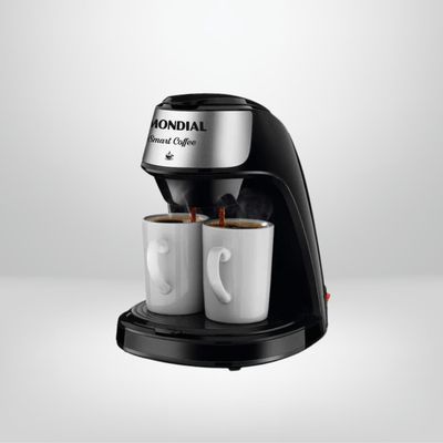 Cafetera "Smart Coffee" + 2 tazas MONDIAL