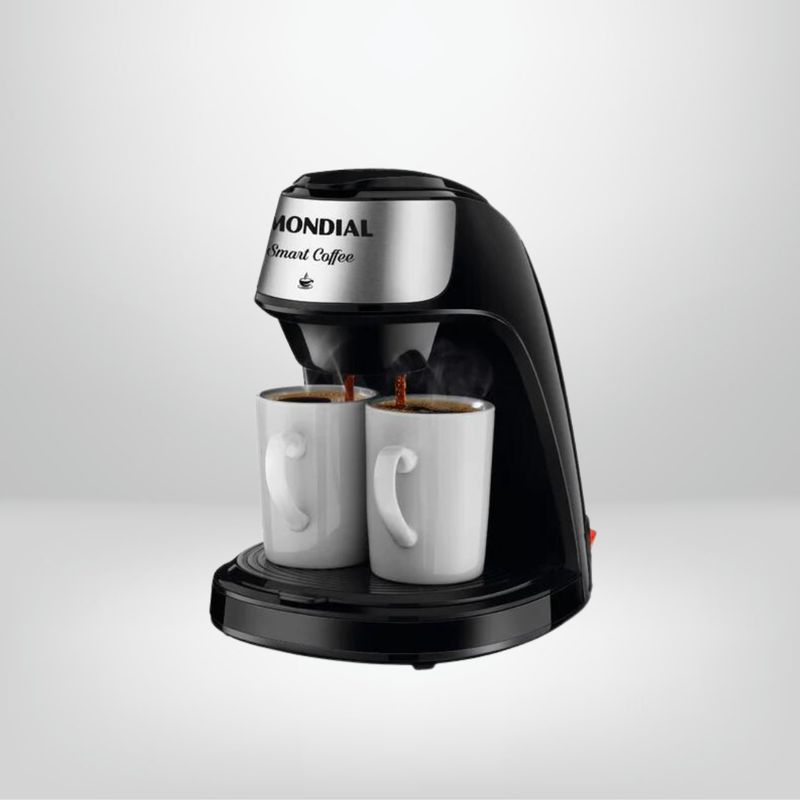 Cafetera "Smart Coffee" + 2 tazas MONDIAL